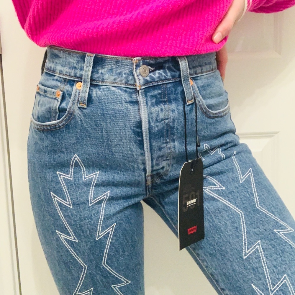 RESTOCKED Levi’s 501 high rise skinny in Del Norte - Picture 2 of 7